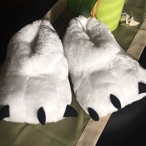 New Polar bear claw slippers for men